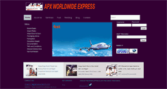 Desktop Screenshot of airparcel-express.com